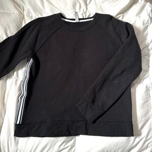 Athleta 24/7 varsity striped pullover sweatshirt